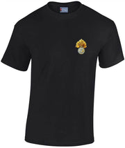 Royal Regiment of Fusiliers Cotton T-shirt Clothing - T-shirt The Regimental Shop Small: 34/36" Black 