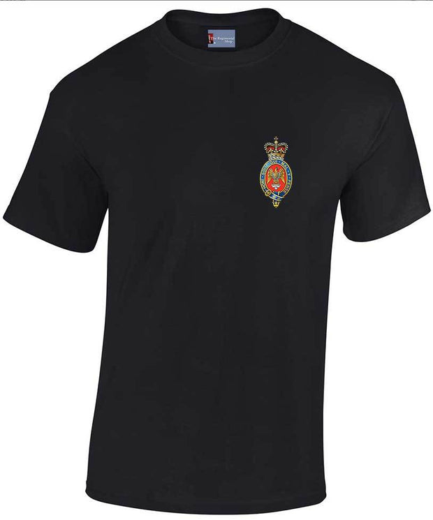 Blues and Royals Cotton T-shirt Clothing - T-shirt The Regimental Shop Small: 34/36" Black 