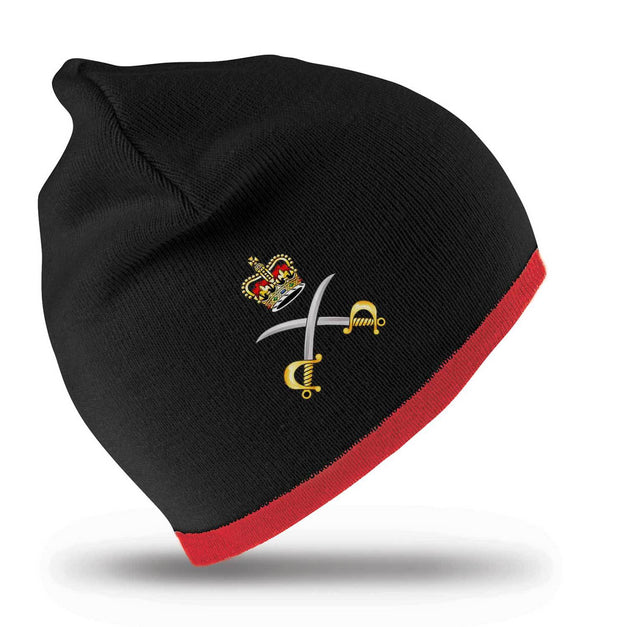 Royal Army Physical Training Corps (ASPT) Regimental Beanie Hat Clothing - Beanie The Regimental Shop Black/Red one size fits all 