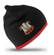 Devonshire & Dorset Regimental Beanie Hat Clothing - Beanie The Regimental Shop Black/Red one size fits all 