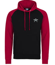 Royal Gurkha Rifles Regiment Premium Baseball Hoodie Clothing - Hoodie The Regimental Shop S (36") Black/Red 