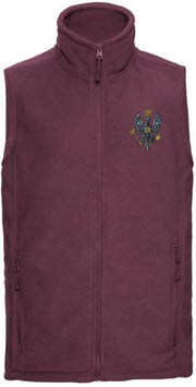 King's Royal Hussars (KRH) Premium Outdoor Sleeveless Fleece (Gilet) Clothing - Gilet The Regimental Shop 33/35" (XS) Burgundy 