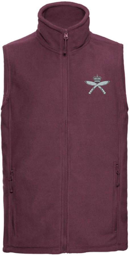 Royal Gurkha Rifles Premium Outdoor Sleeveless Regimental Fleece (Gilet) Clothing - Gilet The Regimental Shop 33/35" (XS) Burgundy 