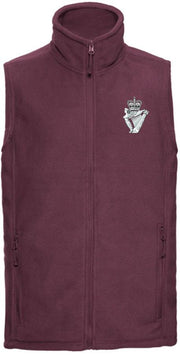 Royal Irish Regiment  Premium Outdoor Sleeveless Fleece (Gilet) Clothing - Gilet The Regimental Shop 33/35" (XS) Burgundy 