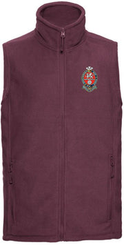 Princess of Wales's Royal Regiment Premium Outdoor Sleeveless Regimental Fleece (Gilet) Clothing - Gilet The Regimental Shop 33/35" (XS) Burgundy 