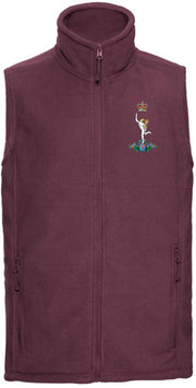 Royal Corps of Signals Premium Outdoor Sleeveless Regimental Fleece (Gilet) Clothing - Gilet The Regimental Shop 33/35" (XS) Burgundy 