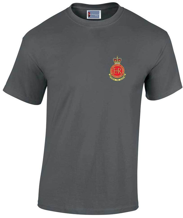 Sandhurst Cotton T-shirt Clothing - T-shirt The Regimental Shop Small: 34/36" Charcoal 
