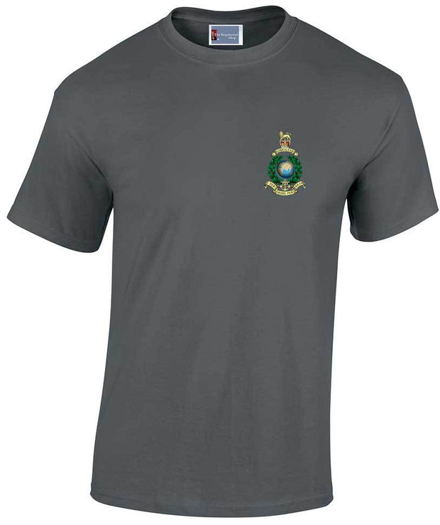 Royal Marines Cotton Regimental T-shirt Clothing - T-shirt The Regimental Shop Small: 34/36" Charcoal 