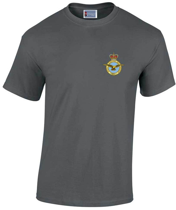 RAF (Royal Air Force) Cotton T-shirt Clothing - T-shirt The Regimental Shop Small: 34/36" Charcoal 