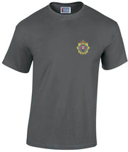 Royal Logistic Corps (RLC) Cotton Regimental T-shirt Clothing - T-shirt The Regimental Shop Small: 34/36" Charcoal 