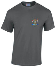 9/12 Royal Lancers Cotton T-shirt Clothing - T-shirt The Regimental Shop Small: 34/36" Charcoal 