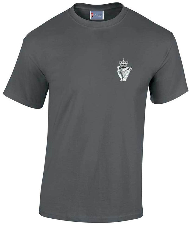 Royal Irish Cotton Regimental T-shirt Clothing - T-shirt The Regimental Shop Small: 34/36" Charcoal 