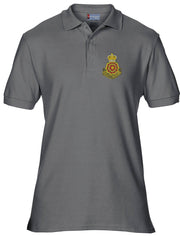 Queen's Lancashire Regiment Polo Shirt Clothing - Polo Shirt The Regimental Shop 36" (S) Charcoal 