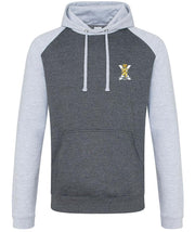 Royal Regiment of Scotland Premium Baseball Hoodie Clothing - Hoodie The Regimental Shop S (36") Charcoal/Light Grey 