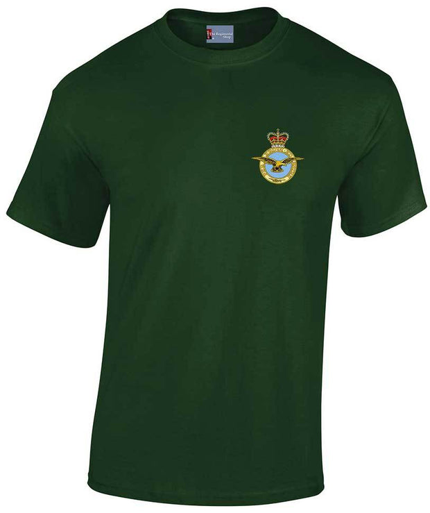 RAF (Royal Air Force) Cotton T-shirt Clothing - T-shirt The Regimental Shop Small: 34/36" Forest Green 