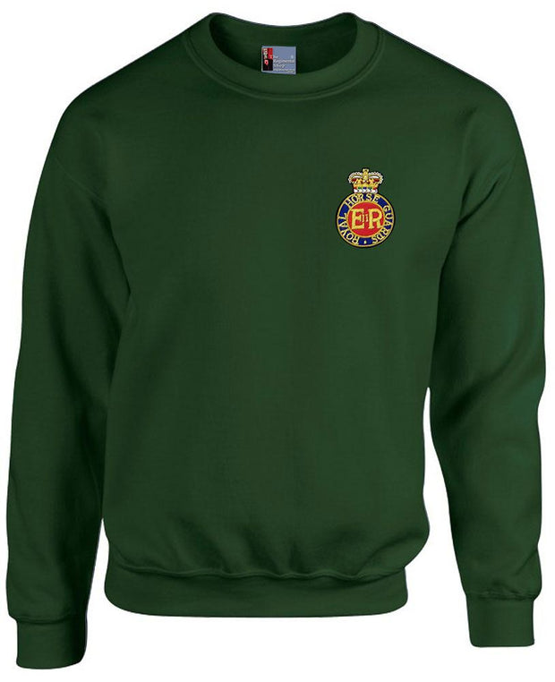 Royal Horse Guards Heavy Duty Sweatshirt Clothing - Sweatshirt The Regimental Shop 38/40" (M) Forest Green 