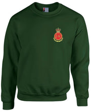 Sandhurst - Royal Military Academy - Heavy Duty Sweatshirt Clothing - Sweatshirt The Regimental Shop 38/40" (M) Forest Green 