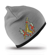 HAC Regimental Beanie Hat Clothing - Beanie The Regimental Shop Grey/Black one size fits all 