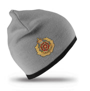 Duke of Lancaster's Regimental Beanie Hat Clothing - Beanie The Regimental Shop Grey/Black one size fits all 