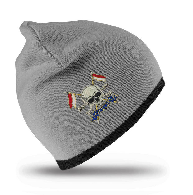 Royal Lancers Regimental Beanie Hat Clothing - Beanie The Regimental Shop Grey/Black one size fits all 