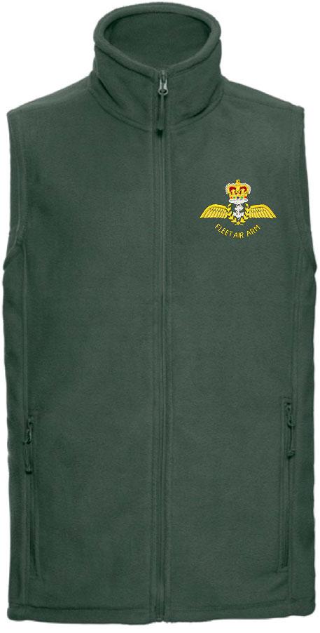 Fleet Air Arm (FAA) Premium Outdoor Sleeveless Fleece (Gilet) Clothing - Gilet The Regimental Shop 33/35" (XS) Bottle Green 
