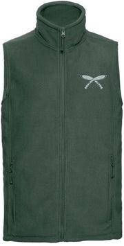 Gurkha Brigade Premium Outdoor Sleeveless Regimental Fleece (Gilet) Clothing - Gilet The Regimental Shop 33/35" (XS) Bottle Green 