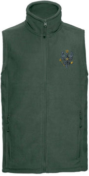 King's Royal Hussars (KRH) Premium Outdoor Sleeveless Fleece (Gilet) Clothing - Gilet The Regimental Shop 33/35" (XS) Bottle Green 