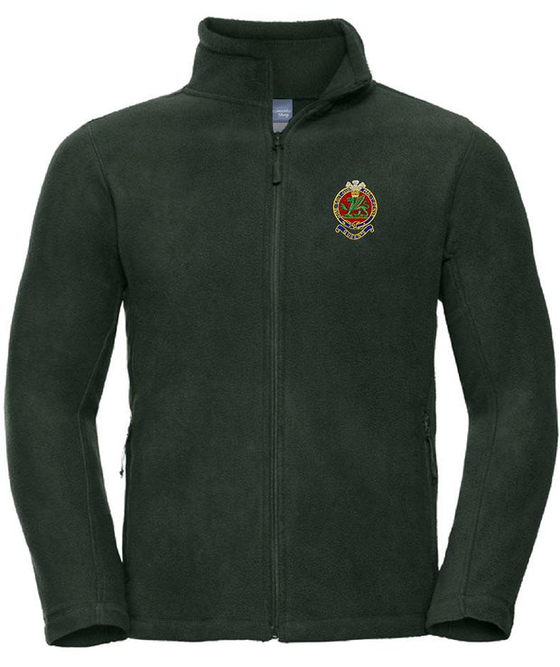 Queen's Regiment Premium Outdoor Fleece Clothing - Fleece The Regimental Shop 33/35" (XS) Bottle Green 