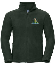 Royal Artillery Regiment Premium Outdoor Fleece Clothing - Fleece The Regimental Shop 33/35" (XS) Bottle Green 