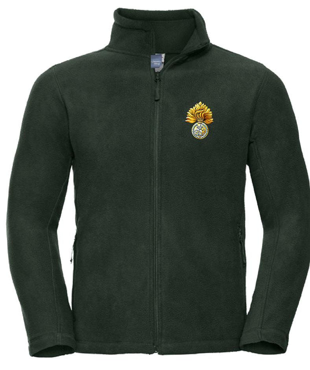 Royal Regiment of Fusiliers Premium Outdoor Fleece Clothing - Fleece The Regimental Shop 33/35" (XS) Bottle Green 