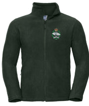 Royal Tank Regiment Premium Outdoor Fleece Clothing - Fleece The Regimental Shop 33/35" (XS) Bottle Green 