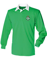Royal Tank Regiment (RTR) Rugby Shirt Clothing - Rugby Shirt The Regimental Shop 36" (S) Bright Green 