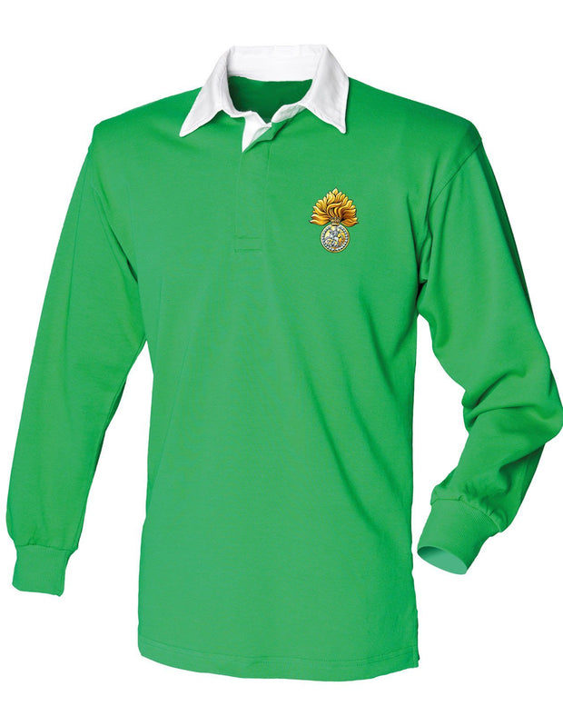 Royal Regiment of Fusiliers Rugby Shirt Clothing - Rugby Shirt The Regimental Shop 36" (S) Bright Green 