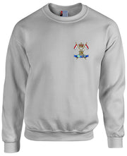 9th/12th Lancers  Regimental Heavy Duty Sweatshirt Clothing - Sweatshirt The Regimental Shop 38/40" (M) Sports Grey 