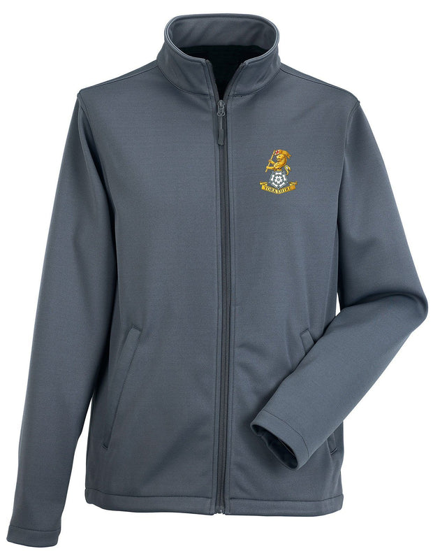 The Royal Yorkshire Regiment Softshell Jacket Clothing - Softshell Jacket The Regimental Shop 36" (S) Convoy Grey 