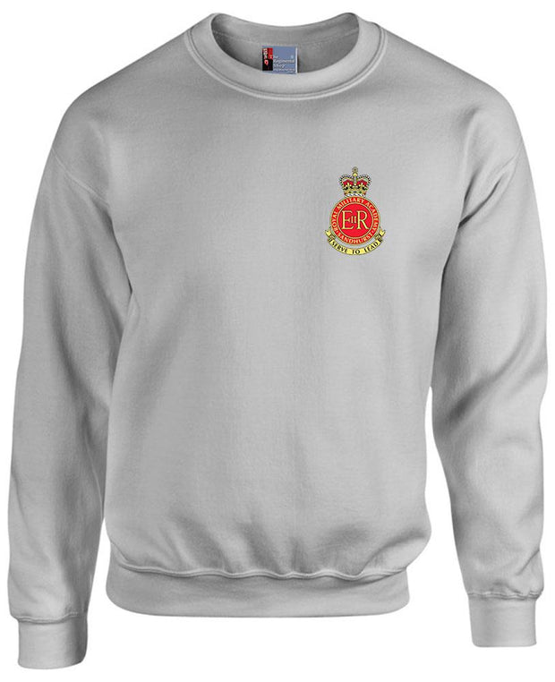 Sandhurst - Royal Military Academy - Heavy Duty Sweatshirt Clothing - Sweatshirt The Regimental Shop 38/40" (M) Sports Grey 