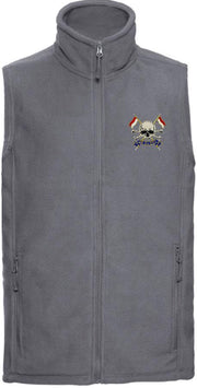 The Royal Lancers Premium Outdoor Sleeveless Regimental Fleece (Gilet) - regimentalshop.com