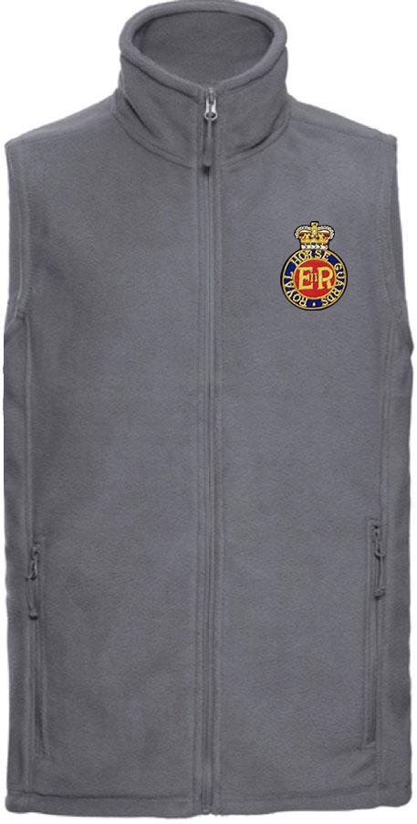 Royal Horse Guards Premium Outdoor Sleeveless Regimental Fleece (Gilet) Clothing - Gilet The Regimental Shop 33/35" (XS) Convoy Grey 