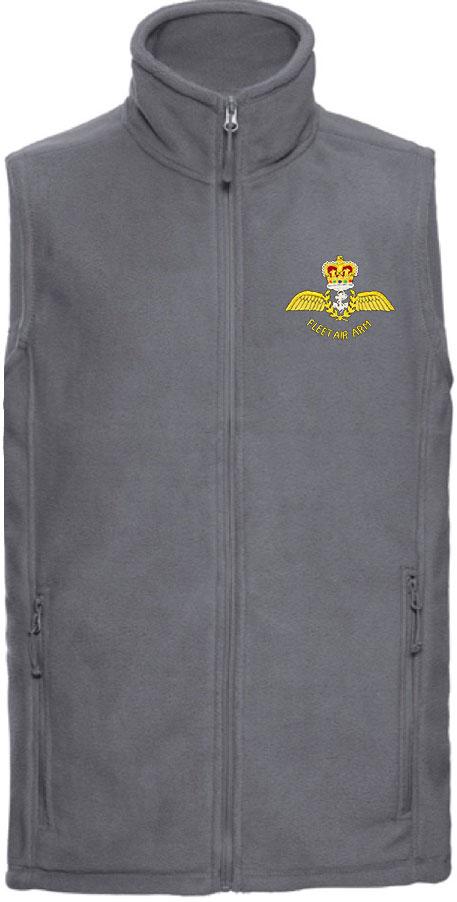 Fleet Air Arm (FAA) Premium Outdoor Sleeveless Fleece (Gilet) Clothing - Gilet The Regimental Shop 33/35" (XS) Convoy Grey 