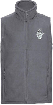 Royal Irish Regiment  Premium Outdoor Sleeveless Fleece (Gilet) Clothing - Gilet The Regimental Shop 33/35" (XS) Convoy Grey 