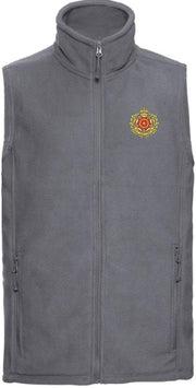 Queen's Lancashire Regiment Premium Outdoor Sleeveless Fleece (Gilet) Clothing - Gilet The Regimental Shop 33/35" (XS) Convoy Grey 