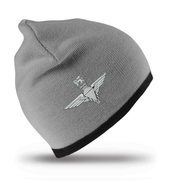 Parachute Regiment Beanie Hat Clothing - Beanie The Regimental Shop Grey/Black one size fits all 