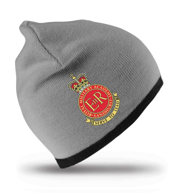 Sandhurst (Royal Military Academy) Beanie Hat Clothing - Beanie The Regimental Shop Grey/Black one size fits all 