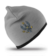 King's Royal Hussars (KRH) Regimental Beanie Hat Clothing - Beanie The Regimental Shop Grey/Black one size fits all 