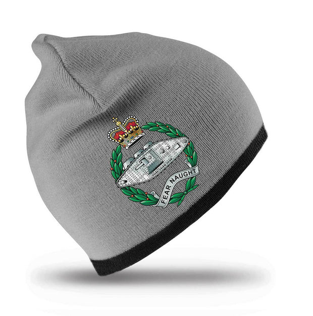 Royal Tank Regiment Beanie Hat Clothing - Beanie The Regimental Shop Grey/Black one size fits all 