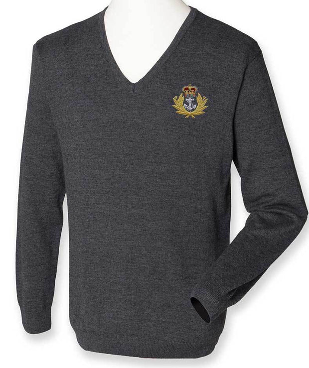 Royal Navy Lightweight Jumper (Cap Badge) Clothing - Lightweight Jumper The Regimental Shop   