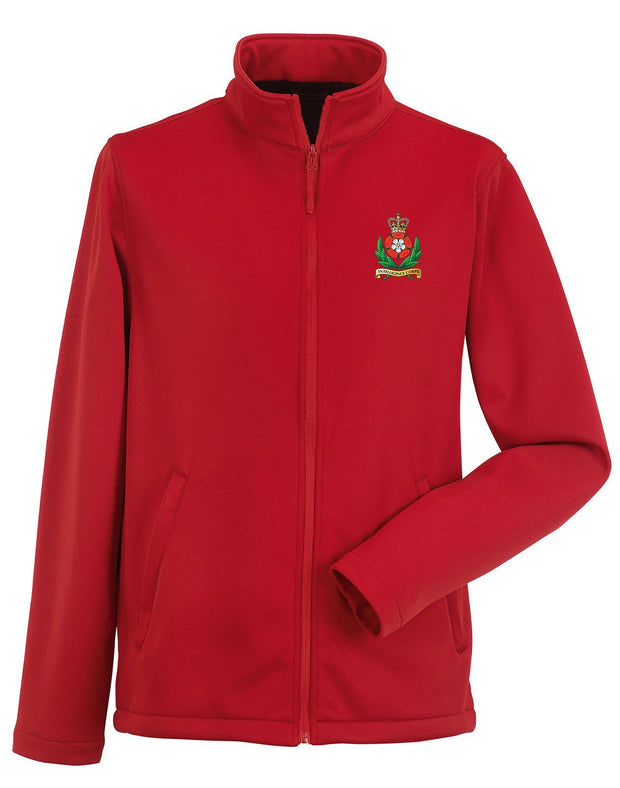 Intelligence Corps Softshell Jacket Clothing - Softshell Jacket The Regimental Shop 38/40" (M) Classic Red 