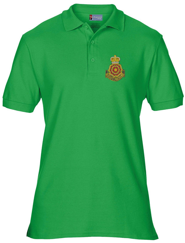 Queen's Lancashire Regiment Polo Shirt Clothing - Polo Shirt The Regimental Shop 36" (S) Kelly Green 