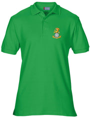 The Royal Yorkshire Regiment Polo Shirt Clothing - Polo Shirt The Regimental Shop 42" (L) Kelly Green 