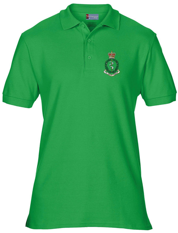 Royal Army Medical Corps (RAMC) Polo Shirt Clothing - Polo Shirt The Regimental Shop 36" (S) Kelly Green 